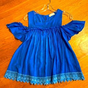 Beautiful Blue Altar’d State Lace Top - Size Womens Medium